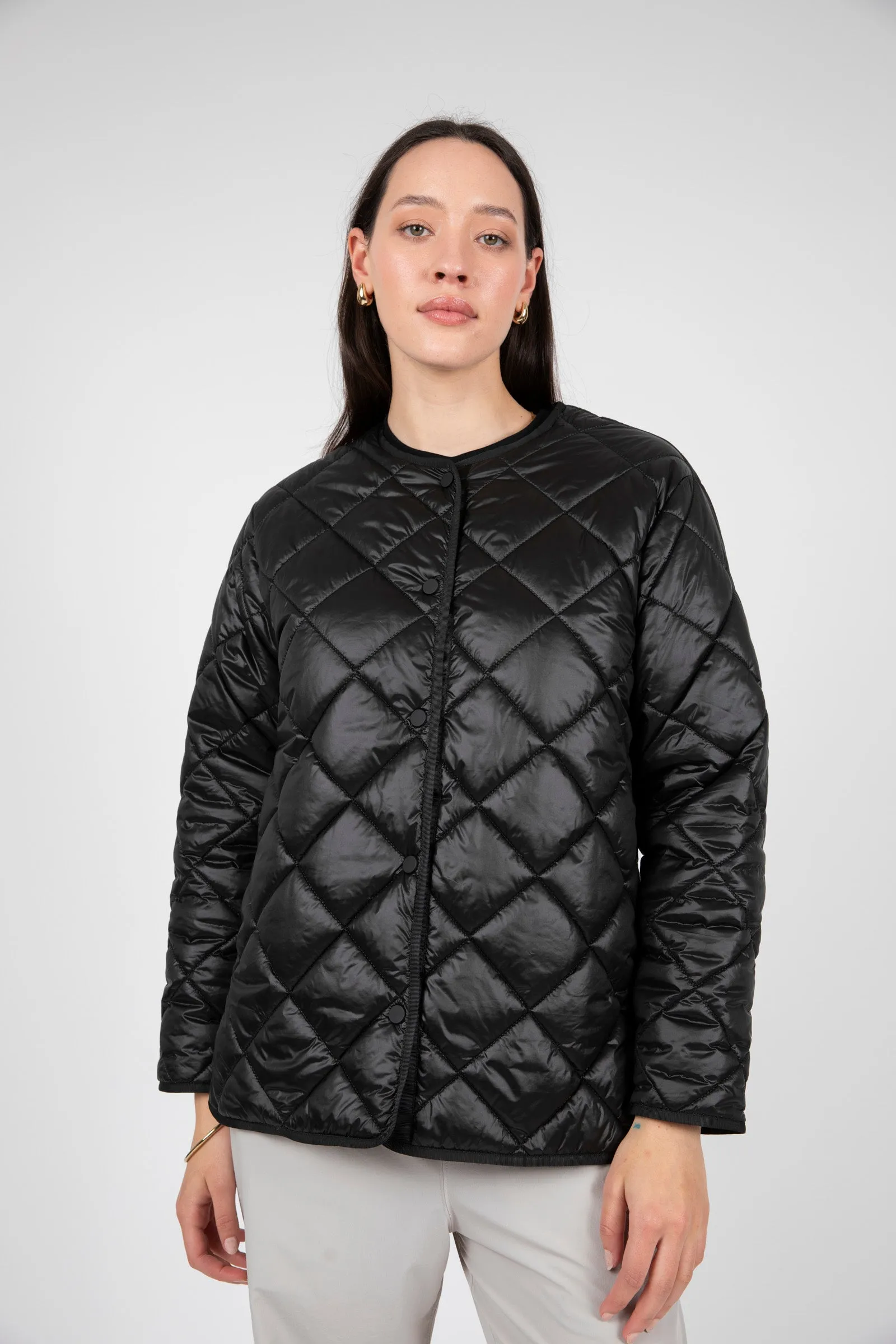 Alpine Quilted Jacket - Black