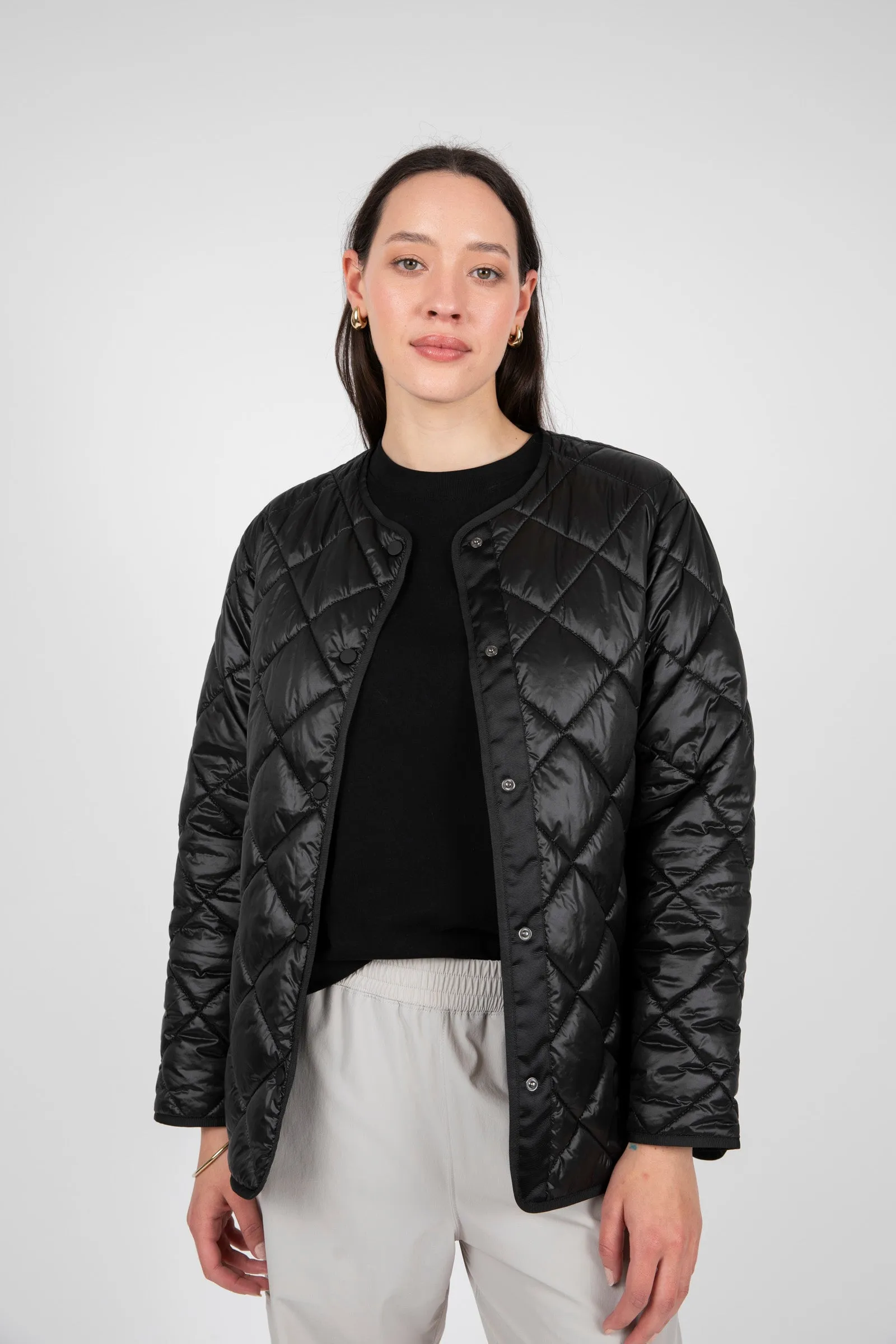 Alpine Quilted Jacket - Black