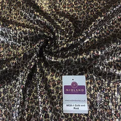 Animal Print Sequin One way stretch dress fabric 55" Wide M636 Mtex