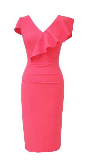 Arina Dress DRC354 Coral Crush Colour