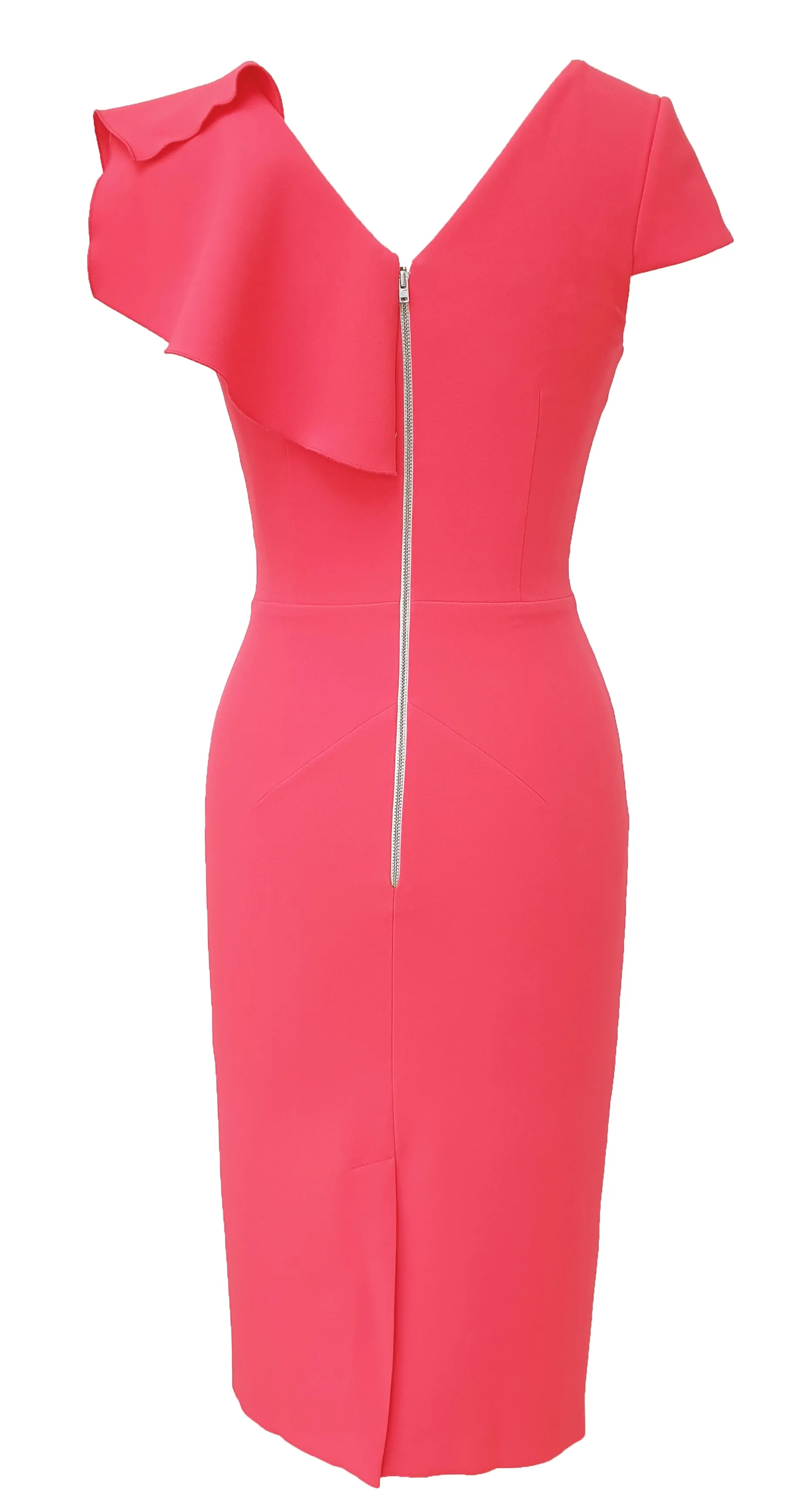 Arina Dress DRC354 Coral Crush Colour