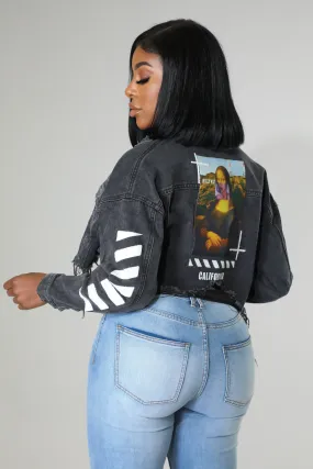 Baddie In Cali Black Jacket