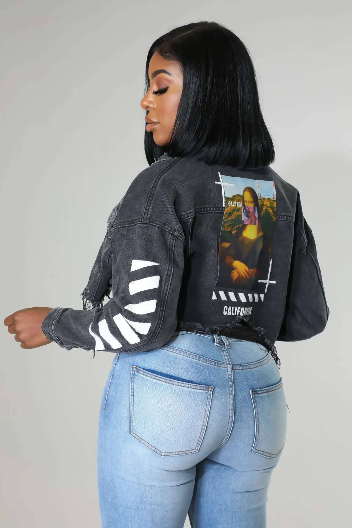 Baddie In Cali Black Jacket