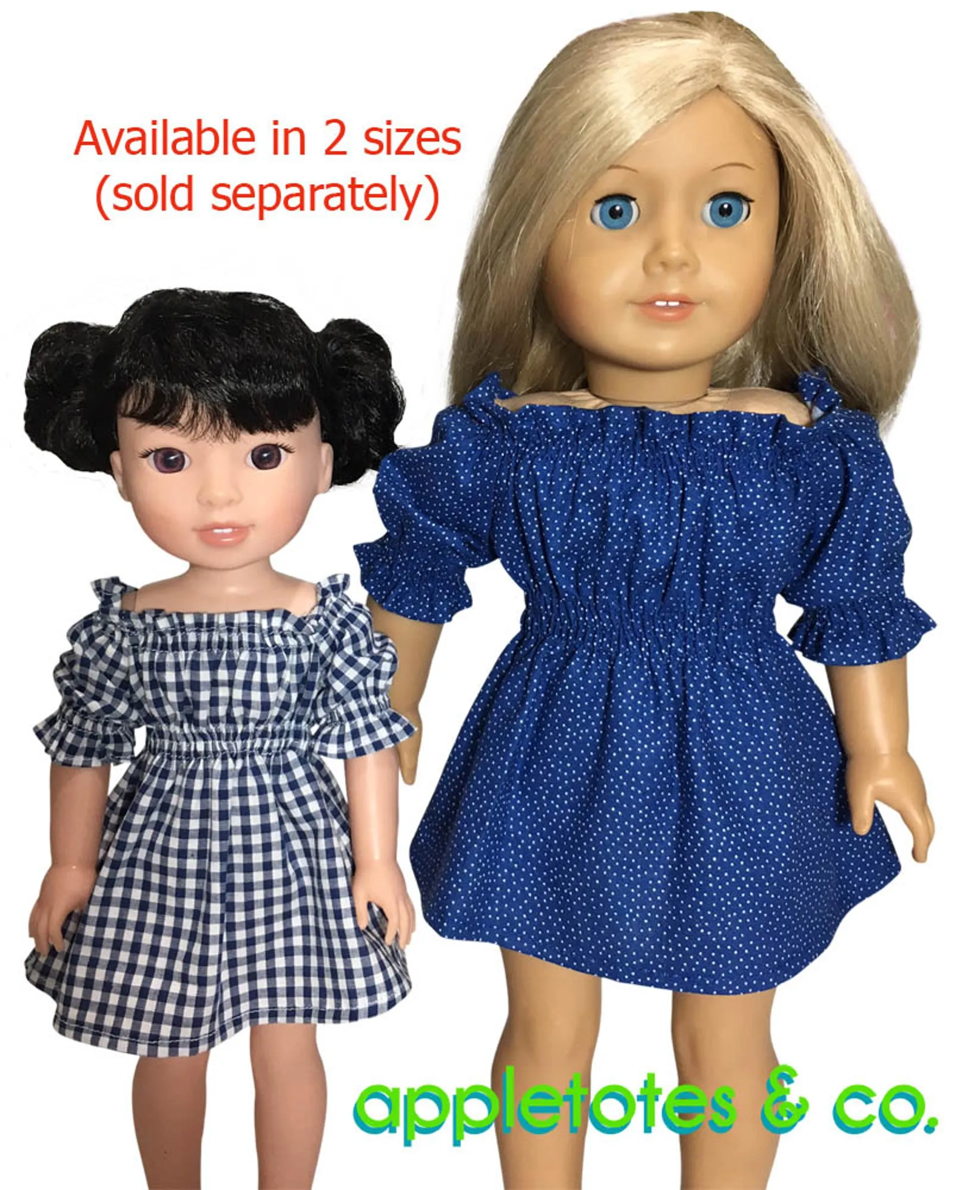 Brooklyn Dress Sewing Pattern for 18" Dolls
