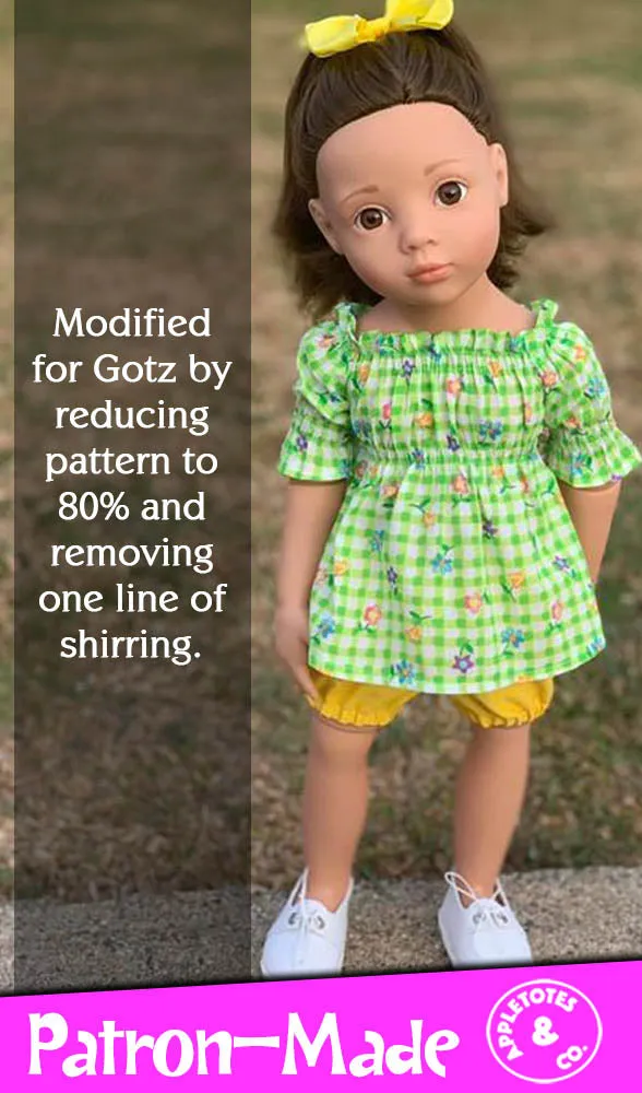 Brooklyn Dress Sewing Pattern for 18" Dolls