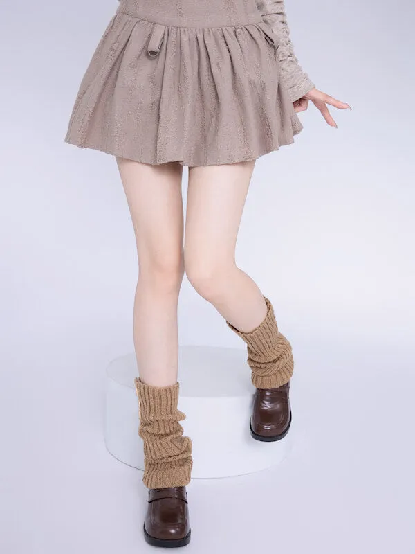 Buttons girly leg warmers