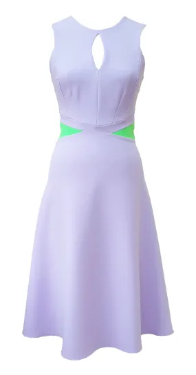 Claudette Dress DRC293 Heather/Apple Green
