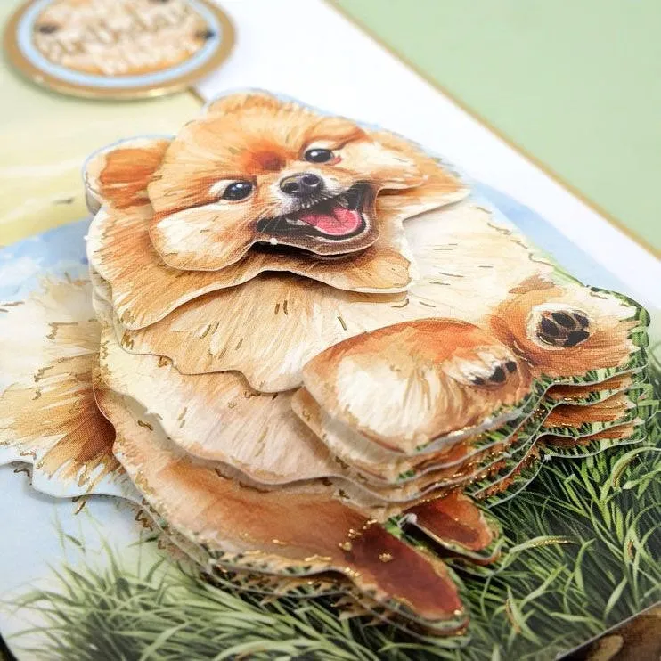 Hunkydory Cavalier King Charles & Pomeranian Decoupage Topper Sheet
