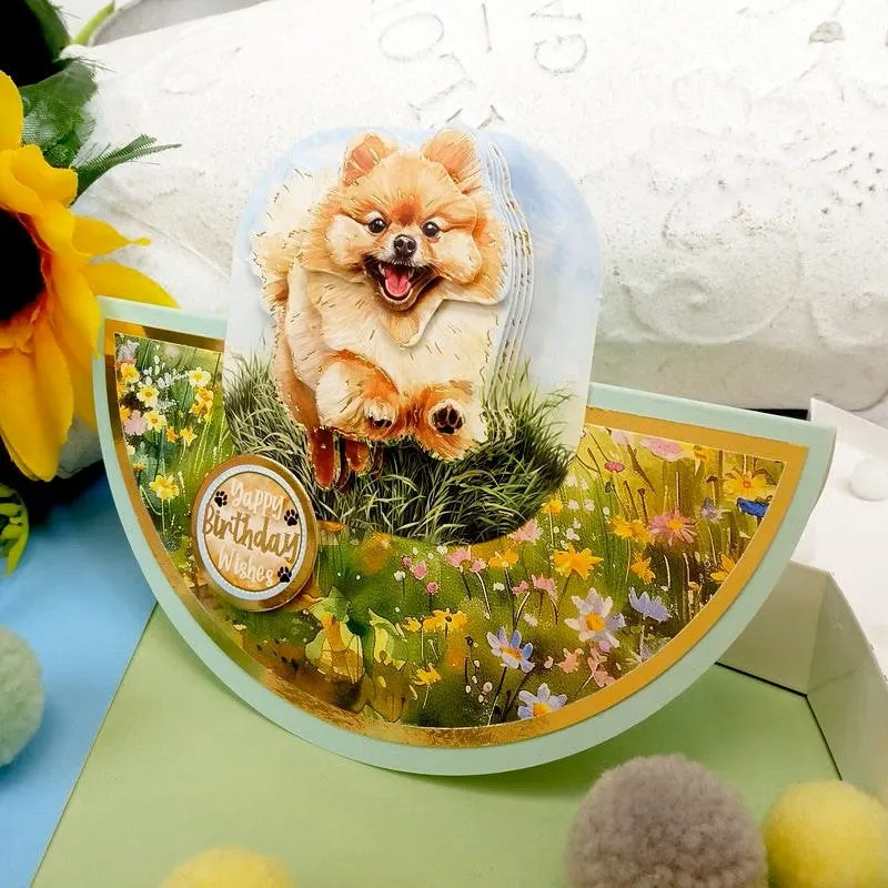 Hunkydory Cavalier King Charles & Pomeranian Decoupage Topper Sheet