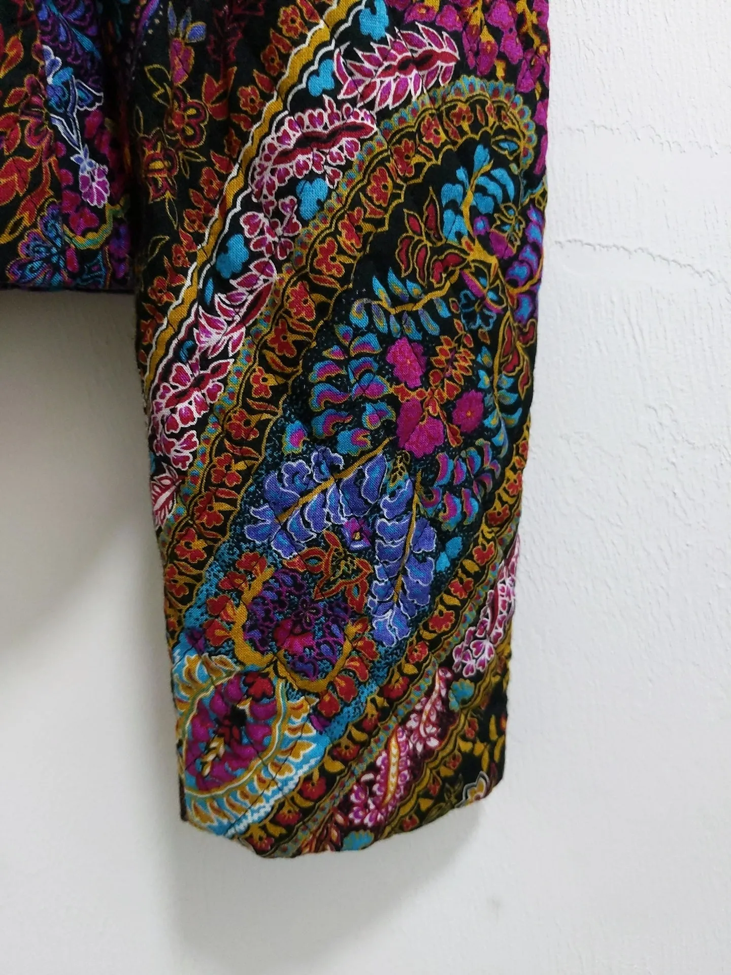 [M/L] Quilted Paisley Boxy Blazer