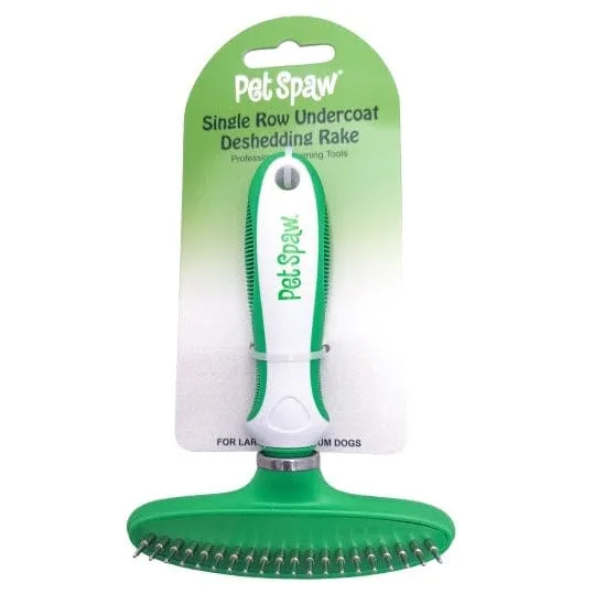 Pet Spaw Single Row Undercoat Deshedding Rake