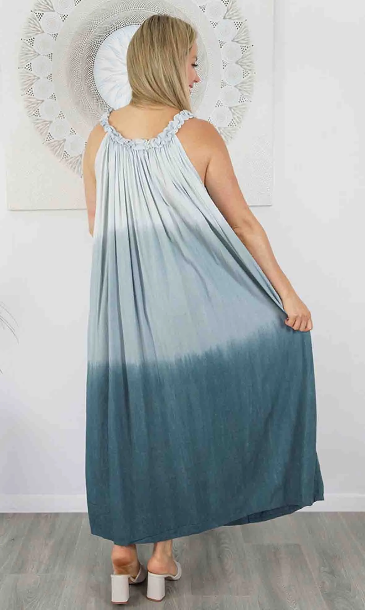 Rayon Dress Magnum Long Tie Dye, More Colours
