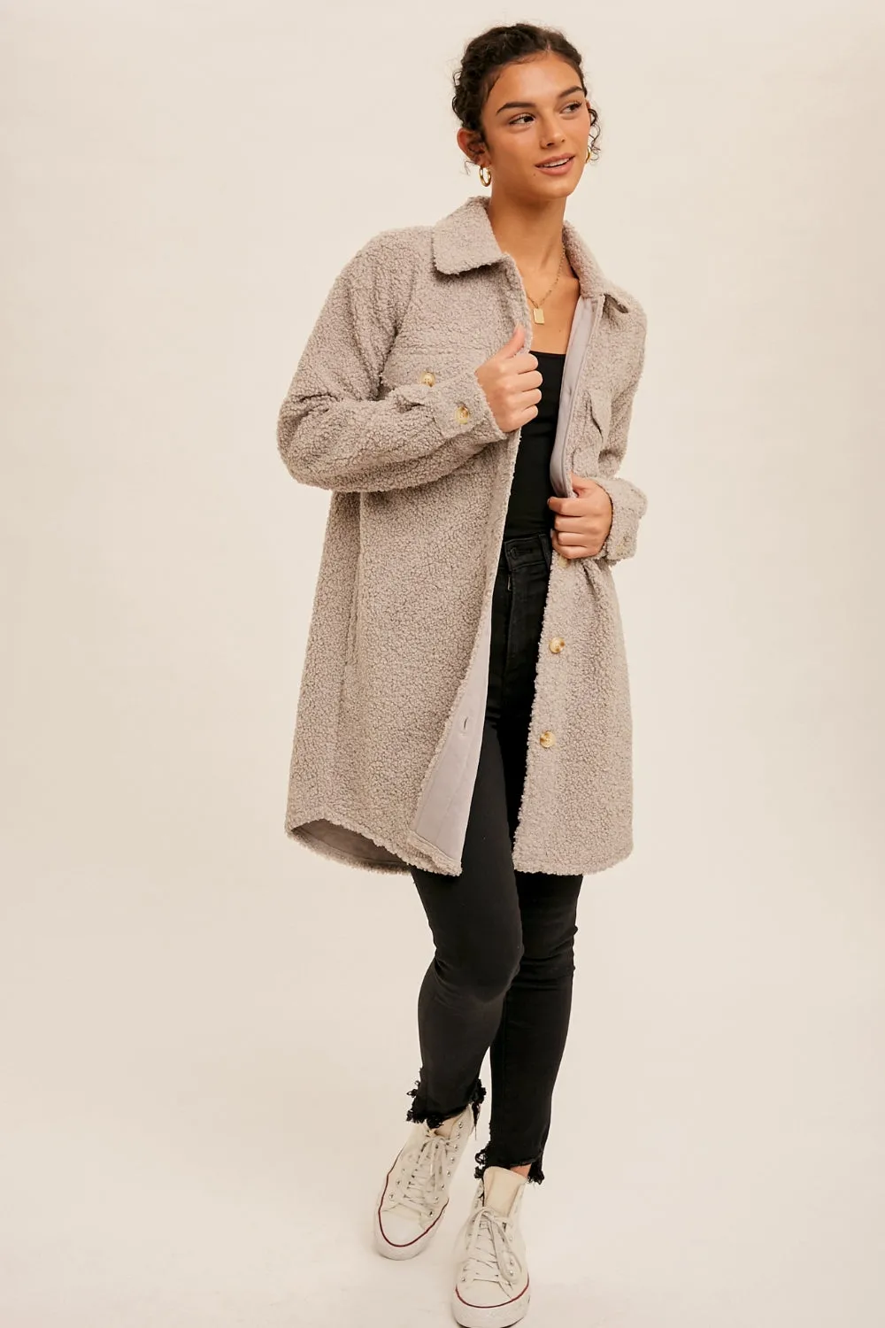 Some Like It Hot Shacket - Ash