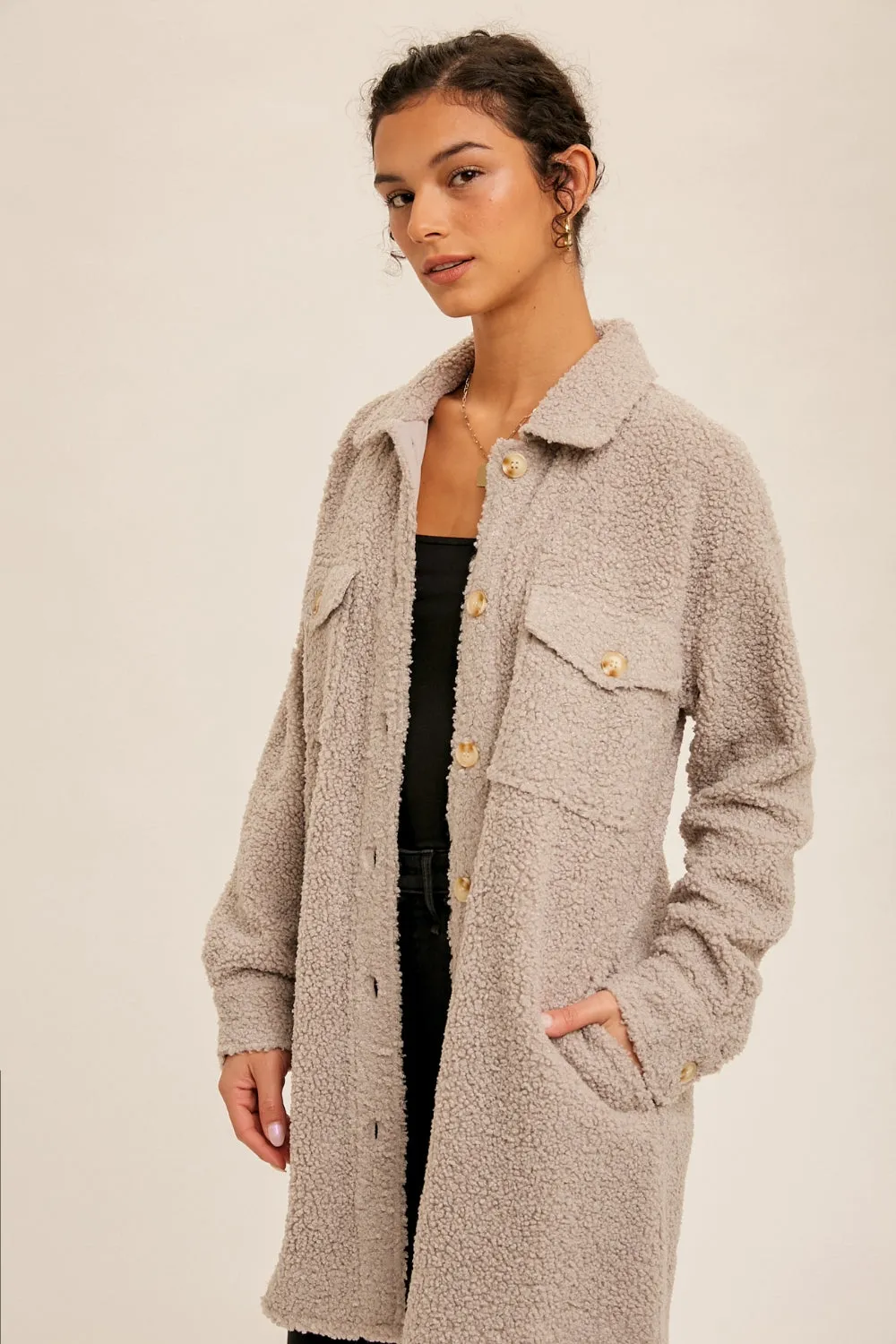 Some Like It Hot Shacket - Ash