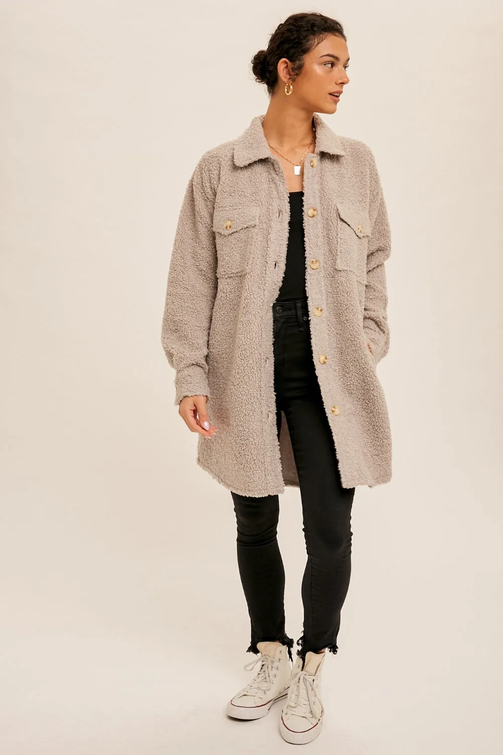 Some Like It Hot Shacket - Ash