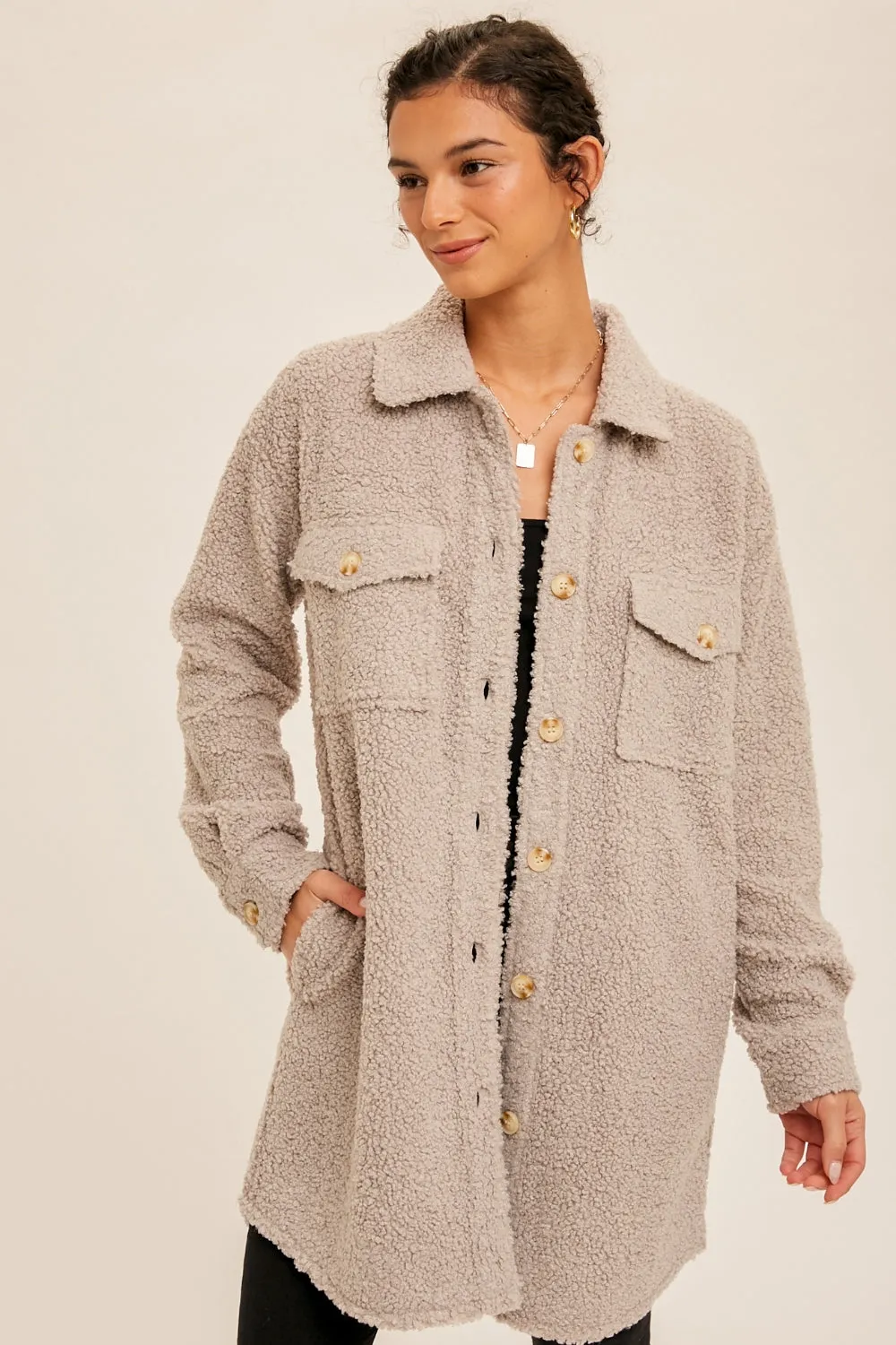 Some Like It Hot Shacket - Ash